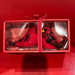 NIB Blue Sky cardinal salt and pepper set